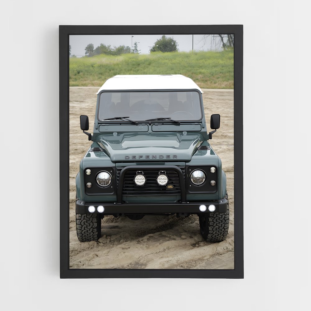 Poster Aventure Boueuse – affiche Land Rover (vue 2)